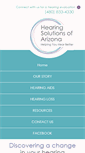 Mobile Screenshot of hearingsolutionsofarizona.com